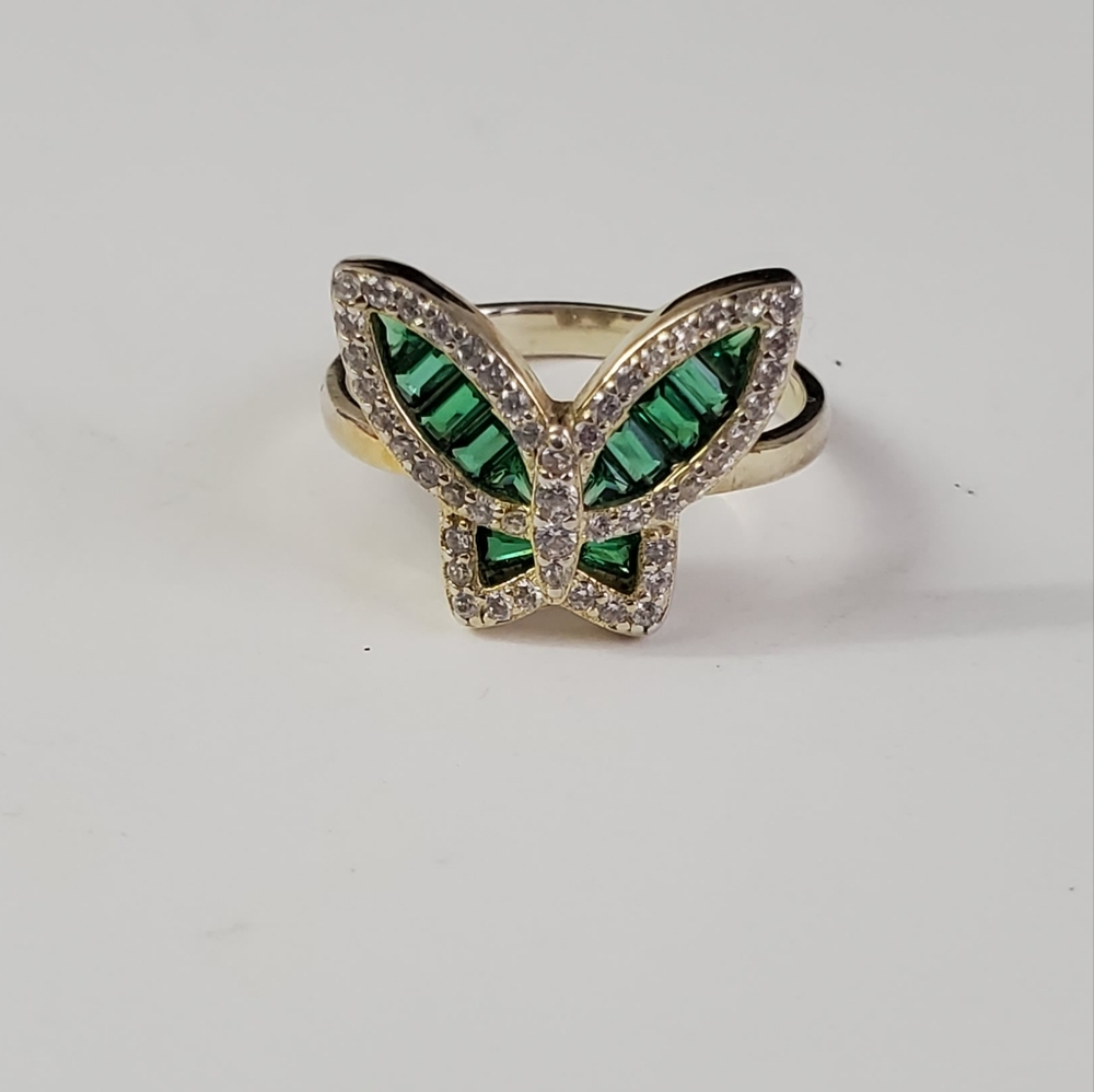 Sterling Silver 925 Butterfly Ring
